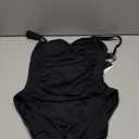 La Blanca Women's Island Goddess Twist Front Keyhole One Piece Swimsuit, Black, 8