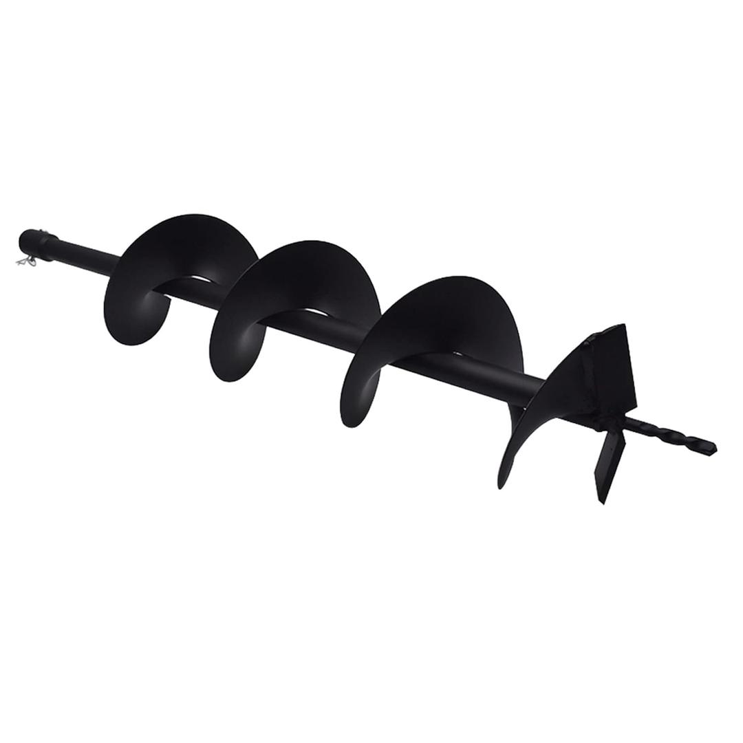 kimllier 6 Inch Earth Auger Drill Bits 4/6/ 8/10/12 Inch for Gas Powered Post Fence Hole Digger Planting Bulbs, Potted Plants