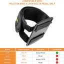 Toe Clips Straps for Peloton Bike Adjustable Metal Pedal Adapters with Regular Sneakers Using Clips On Toe Cages Indoor Cycling Exercise Fitness Bikes