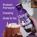 Quest Nutrition Chocolate Protein Shake, 45g Protein, 2g Sugar, 4g Net Carbs, Ready to Drink, Gluten Free, 12 Count (EXP 02/24/26)