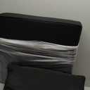 Kimunuk Outdoor Seat Cushion Set 24 L × 24 W × 5 H Inch Waterproof & Fade Resistant Patio Furniture Cushions with Removable Cover with Handle and Straps for Sofa Chairs, Chairs, Grey