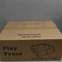 Baby Playpen with Mat 50x50 Inch, Playpen with Colorful Ball for Babies and Toddlers, Baby Play Pen Pin Indoor Play Fence (Mat and Ball Included)