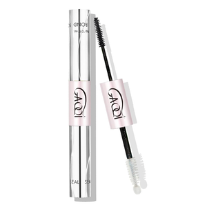 GAQQI Lash Cluster Glue, Lash Bond and Seal Waterproof, Bond & Seal Eyelash Glue for Clusters, Eyelash Adhesive Black LongLasting 72H, LatexFree（5ml）