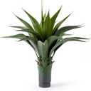 22 Inch UV-Resistant Unpotted Artificial Agave Plants | Volcuna Fake Agave, Bonsai Synthetic Plant for Indoor and Outdoor Home Décor