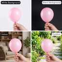100pcs Small Pastel Pink Balloons 5 Inch, Mini Matte Baby Light Pink Latex Balloons Filler for Girl Baby Shower, Princess Birthday, Bridal Shower Party Decorations