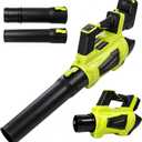 Cordless Leaf Blower Compatible with Ryobi 18V ONE+Battery, 500CFM/150MPH Electric Leaf Blower 5 Speed Modes, sopladoraBattery Powered(Tool Only)