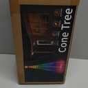 Flacchi Smart Christmas Outdoor Tree Lights - Star Tree Topper with Removable Bracket, App Control, Sync with Music, Waterfall Colored Lighted for Holiday Decorations (8.8FT/ Rope Lights)