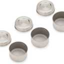 Stainless Steel Reusable Condiment and Snack Containers, Set of 3
