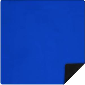 Buryeah Mahjong Mat Large Non Slip Neoprene Rubber Table Mat Noise Reduction Dominoes Poker Card Board Games Playmat Gaming Table Cover for Camp Game Night Indoor Outdoor(Royal Blue,40 x 40 Inch)