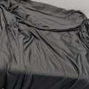 Outpain Spandex Tablecloth for 6 Foot Rectangle Tables, 2 Pack Black Wrinkle Free Fitted Table Cloths 6ft Stretchy Banquet Table Clothes Cover Desk Skirt for Birthday Wedding Parties Baby Shower