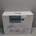 Kitsure Extendable Dish Drying Rack, Large Drying Dish Rack with Cutlery & Cup Holders, Multifunctional Dish Racks for Counter with Drainage, 18.2"-25.7" L x 12.9" W, Grey (Gray)