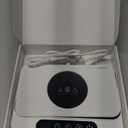 Misby Mug Warmer, 50W Large Heating Panel Coffee Mug Warmer with 6-Temp Settings, 8H Auto Shut-Off, 12H Timer, Ultra-Thin Design, Coffee Cup Warmer for Desk, Ideal for Home, Office, Travel (White)