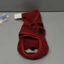 Queenmore Small Dog Sweater, Soft Fleece Vest Pullover Dog Jacket with Leash Hole, Warm Winter Dogs Clothes Cold Weather Doggy Dachshund Sweaters for Small Dogs Cats Boy or Girl (Burgundy, XS)