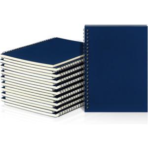 Yahenda 18 Pcs Spiral Notebook Bulk A5 Journal Lined 8.3'' x 5.5'' Writing Composition Paper Small Notepad Subject Notebook for Students Office Business Back to School Supplies (Deep Blue)