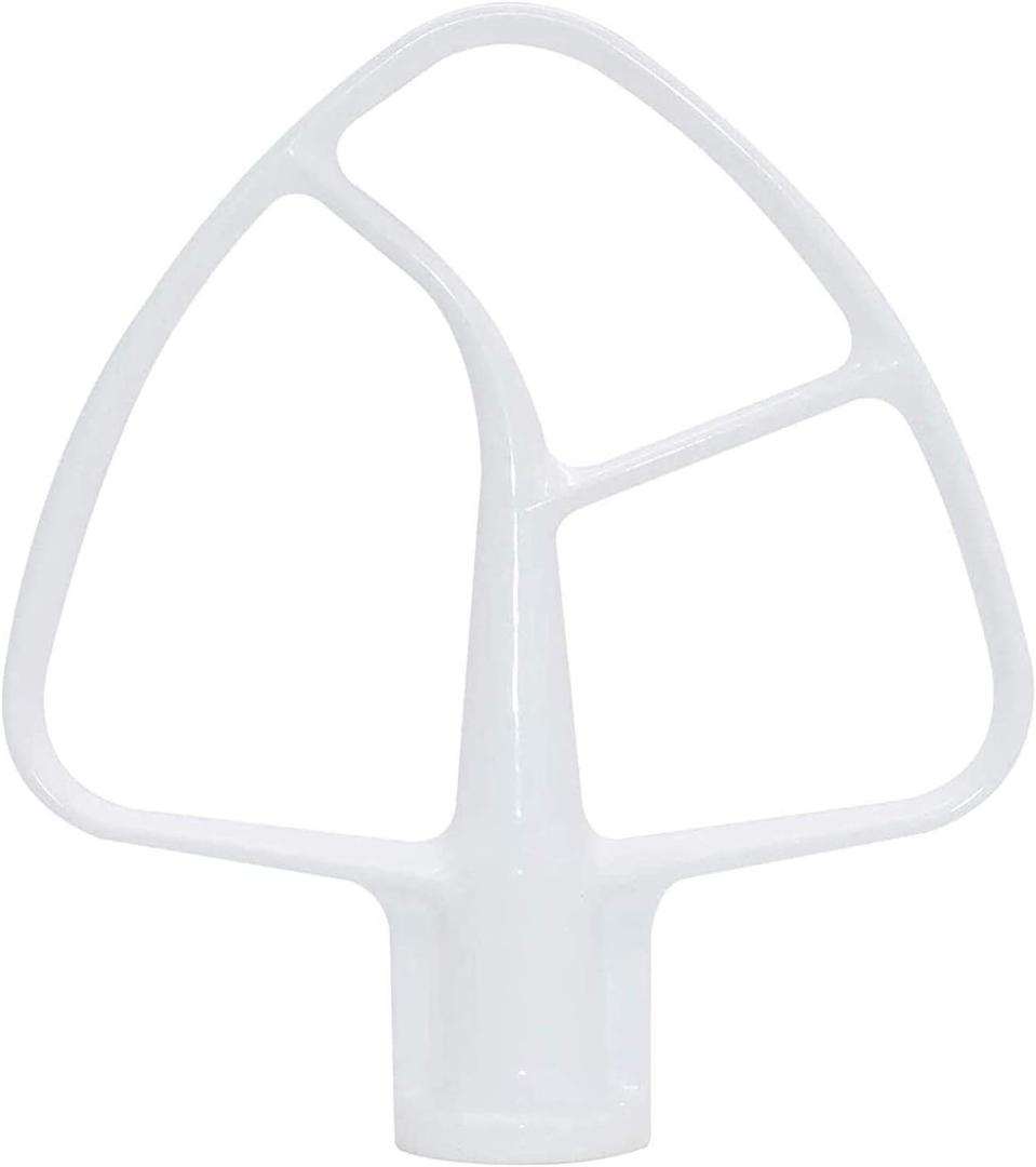 K45B Flat Beater Replacement for Kitchen-Aid Stand Mixer. Coated Paddle W10672617 WPW10672617 Compatible with Whirlpool KSM45, KSM75, KSM88, KSM90, KSM100, KSM110, KSM120, KSM150, KSM160, KSM180
