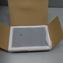 Solar Panel for Ring Camera(2nd Generation) Dustproof Waterproof 5W Solar Panel with 10FT/3M Long Cable for Stick Up & Pro Spotlight Cam Battery for Security Camera 1 Pack (White Grey)