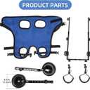 Adjustable Small Dog Wheelchair - Mobility Aid for Disabled Pets,Small Dog Wheelchair for Back Legs Leg Brace & Hip Support (Medium)
