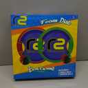 Fun Bouncy Paddle & Stringy Ball Toss & Catch Game - Easy to Use for Kids All Ages - Soft Foam Design for Safe Play Indoors or Outdoors - Also Works as Flying Disc - Great Gift Idea for Boys & Girls (Red & Green)