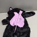 Dcohmch Toddler Baby Black Cat Costume Cute Hooded Jumpsuit Zipper Snowsuit Infant Boy Girl Warm Winter Clothes 0-3T (Black, 3-4 t)