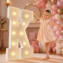 4FT Marquee Light Up Letters for Birthday Party Decorations Large Marquee Letters for Wedding Event Bridal Shower Engagement Anniversarty Party Decor,Letter K