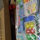 Easel for Kids,Adjustable Wooden Art Easel for Kids,114+ Art Supplies,Double Sided Magnetic Chalkboard and White Board for Kid,Drawing and Painting for Aged 2-4,5-7,8-12,2 Paper Rolls