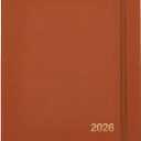 2026 Textured Cover Weekly Monthly Planner, 8"x10": 14 Months (November 2025 - December 2026) / 2026 Calendar / 2026 Weekly Calendar/Weekly Planner Organizer (Brown)