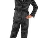 Fun Shack Children's Gangster Costume, Mafia Costume, Fancy Dress Costumes, Children's Carnival Costumes L