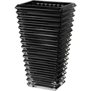 MCMCNCUIU Crystal Glass Vase, Large Crystal Vases for Flowers, Large Flower Vase, Dark Modern Vases for Living Room, Bedroom, Kitchen, Dining Table, Mantle, Wedding, 11 Inches
