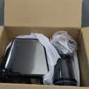 Electric Cheese Grater,300W DC Motor Salad Maker,Electric Slicer Shredder with 5 Different Shapes of Blades,Electric Vegetable Cutter for Potato,Carrot,Black