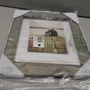 Malden 11x14 Floating Glass Picture Frame, Made to Display 8x10 Floating Picture, 11x14 Glass Size