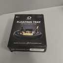 Premium Floating Drink Holder for Pool, Hot Tub Accessories for Adults - Holds Up to 50 LBS - Fun Swimming Pool Accessories for Adults, Cool and Unique Drink Floaties (Black)