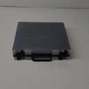 Double Sided Toy Storage Organizer Case for Hot Wheels Car, for Matchbox Cars, for Mini Toys, for Small Dolls. Carrying Box Container Carrier with 48 Compartments - Black (Box Only)