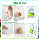 Golf Themed My First Year Photo Frame, Baby's First Year Picture Frame, 12 x 17 Inch Newborn 12 Months Gender Neutral Baby Milestone Memories Display Wood Board for 1st Birthday Decorations Keepsake Gift (green and blue)