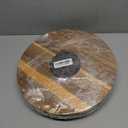 Kigley 4 Pcs Acacia Wood Lazy Susan Organizers Lazy Susan Turntable for Cabinet Non Skid Kitchen Tray for Counter Pantry Spice Salt Pepper Olive Oil Table Organization and Storage (14 Inch)