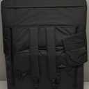 Hmlinktt Stadium Seats with Back Support, Bleacher Chairs with Back and Cushion, Wide Bleacher Seats with Thick Padded Cushion, Armrests, Side Pockets, Shoulder Straps for Sports Events (24")