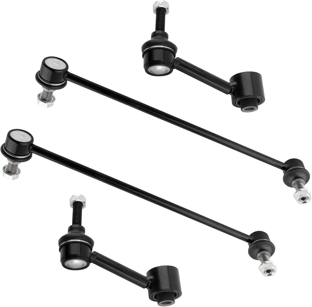 4Pcs Front & Rear Sway Bar Links Stabilizer End Link Suspension Kit Fit For Audi A3 Quattro TT Quattro, For Volkswagen Beetle CC Eos Golf GTI Jetta Passat R32 Rabbit Tiguan K80482 K80478
