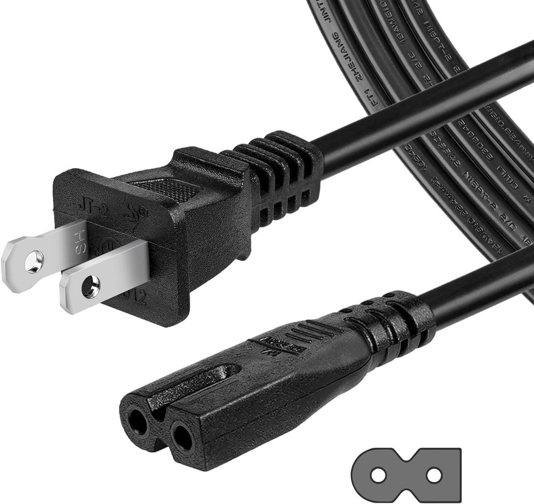 AC Power Cord Cable Compatible with Brother, Singer, White, bernina, Baby-Lock, Viking, Pfaff Sewing Machine (6 ft)