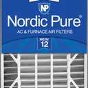 Nordic Pure 20x25x5 (19_3/4 x 24_1/4 x 4_7/8) Air Bear Replacement 259112-102 MERV 12 Air Filter 1 Pack (19.8" x 24.3" x 4.9")