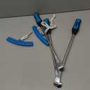 NEIKO 20601A 14.5 Steel Tire Spoons Tool Set, Tire Tools Include 3 Piece Tire Spoons, 3 Piece Rim Protector, Valve Tool, 6 Piece Valve Cores, Motorcycle Tire Changer, Dirt Bike Tire Levers