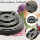 Outer Bowl Lid NC500 for Creami Deluxe 11-1 ice cream makerSuitable for NC500,501 Series.Replacement Lid for Creami Accessories