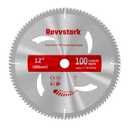 12 Inch 100 Tooth, Carbide Tipped Teeth, TCT Saw Blades for Cutting Various Wood, Plastic and Composite Materials with 1-Inch Arbor