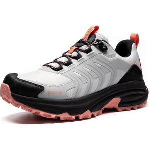 NORTIV 8 Women's Waterproof Hiking Shoes Lightweight for Walking All Day Comfort Non-Slip Outdoor Trekking Camping Climbing Fashion Sneakers Armadillo FieldLite, US: 7.5
