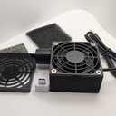 Kotto Hose Dryer with Filter Compatible with CPAP and BIPAP Hoses, USB Powered and Nearly Silent. (No-Add ons), Black 5 x 5 x 3 In