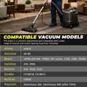 117123-00 240V Cleaner Vacuum Motor Compatible with AirVac AstroVac Beam Various Central Vacuum Systems, with Two Carbon Brushes & Gasket