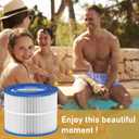 PBF40M Spa Hot Tub Filter Replacement Compatible with Pleatco PBF40M, Bullfrog Spas, Wellspring 30 Coreless 10-00282. 2 Pack (white)