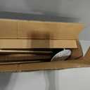 Rubbermaid Curved Shower Curtain Rod, No Drill, 50-72 Inches Adjustable Tension Shower Rod for Bathroom, Non-Slip, No Rust, Gold
