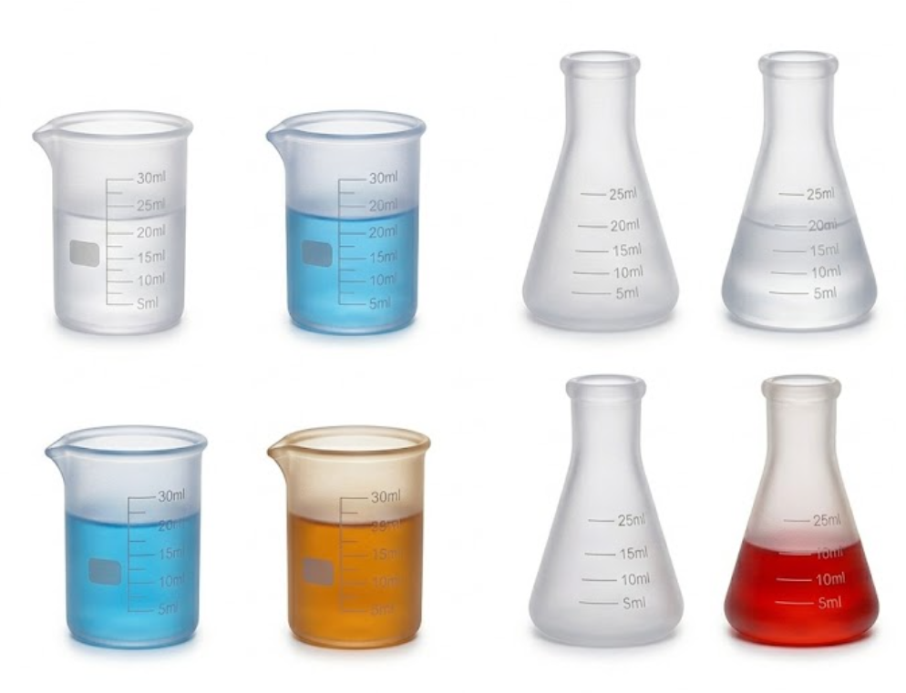 Flask Shot Glass 4Pcs, Pack of 3