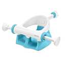 Summer by Ingenuity My Bath Seat for Sit-Up Baby Bathing, Sure & Secure Suction Cups, ASTM Safety Tested & Approved, Backrest for Assisted Sitting, Easy Setup & Storage, Aqua