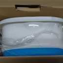 Homedics Bubble Mate Foot Spa, Toe Touch Controlled Foot Bath with Invigorating Bubbles and Splash Proof, Raised Massage Nodes and Removable Pumice Stone