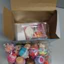 AUUGUU 28 Valentines Day Cards with Cupcake Squishy Toys  Kids School Classroom Exchange Gift Set, Cute Stress Relief Squishies with Matching Cards, Fun Valentine Party Favors for Boys Girls